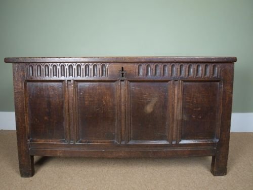 Early 18th Century Oak Coffer