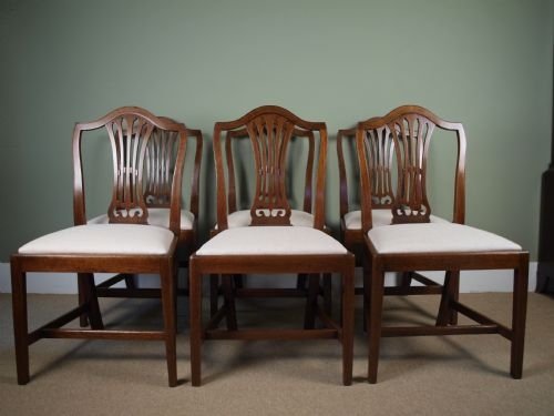 George III Mahogany Dining Chairs - Set of 6