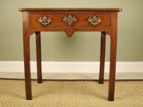 18th C. Georgian Oak Lowboy