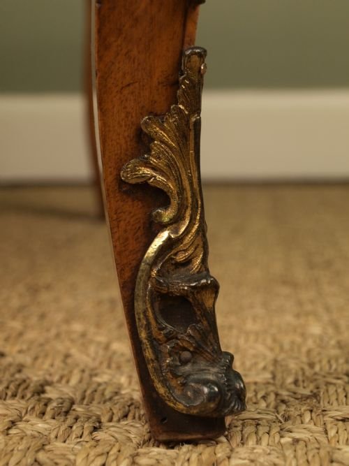 fig 2. A 19th C. French Walnut and Ormolu Mounted Stool