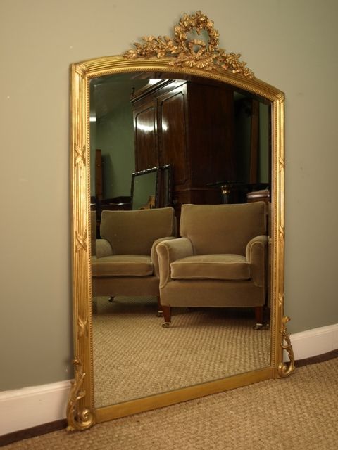 A Mid 19th C. Giltwood Wall Mirror