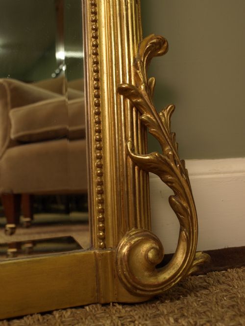 fig 1. A Mid 19th C. Giltwood Wall Mirror
