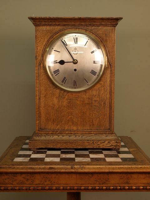 A Rare & Large Raf Officers Mess Bracket Clock