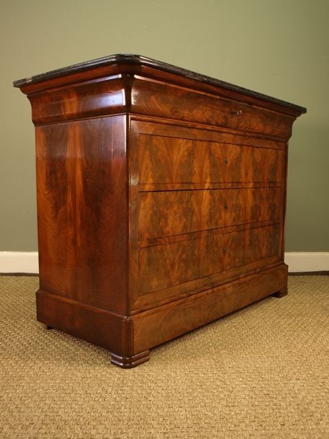 fig 1. 19th Century French Mahogany Commode Chest