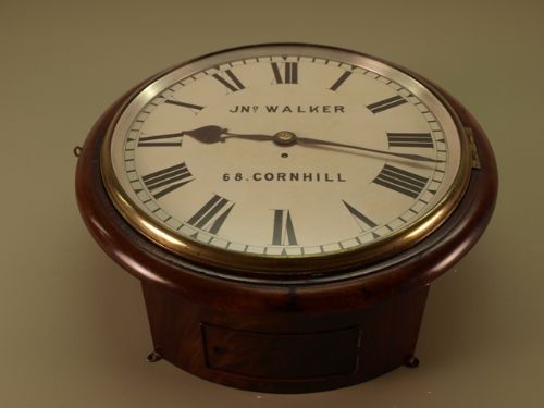 fig 1. Large Victorian English Dial Clock