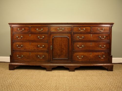 Georgian Oak Lancashire Dresser Base