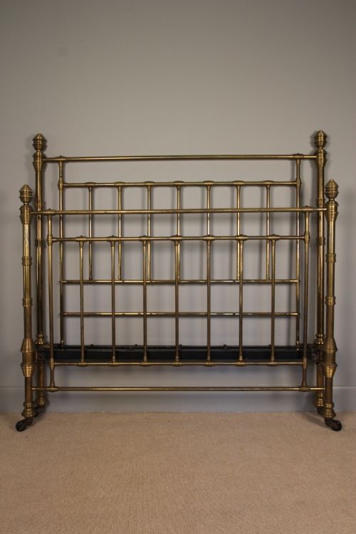 19th C. Lacquered 5ft Bed (King Size)