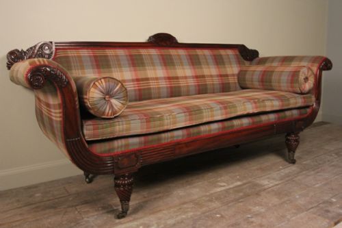Superb George IV Scroll End Sofa