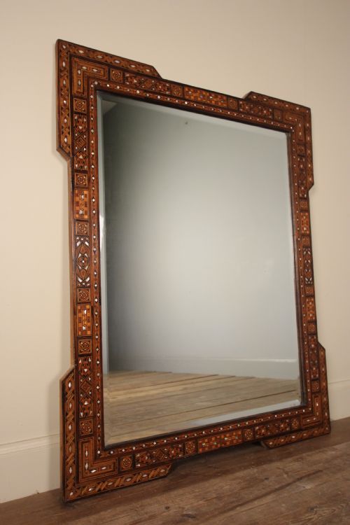 Beautiful Large Syrian Inlaid Mirror