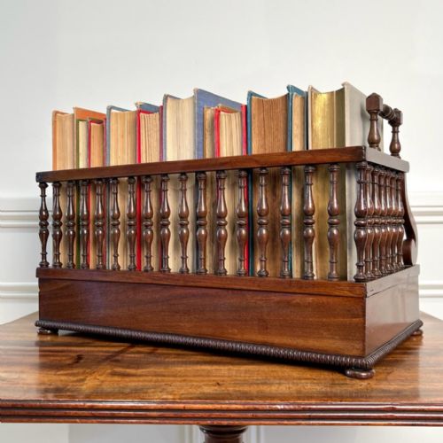 fig 1. Regency Gillows Mahogany Book Carrier