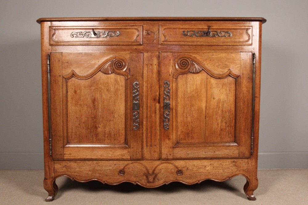 Superb Solid Oak French Dresser Base