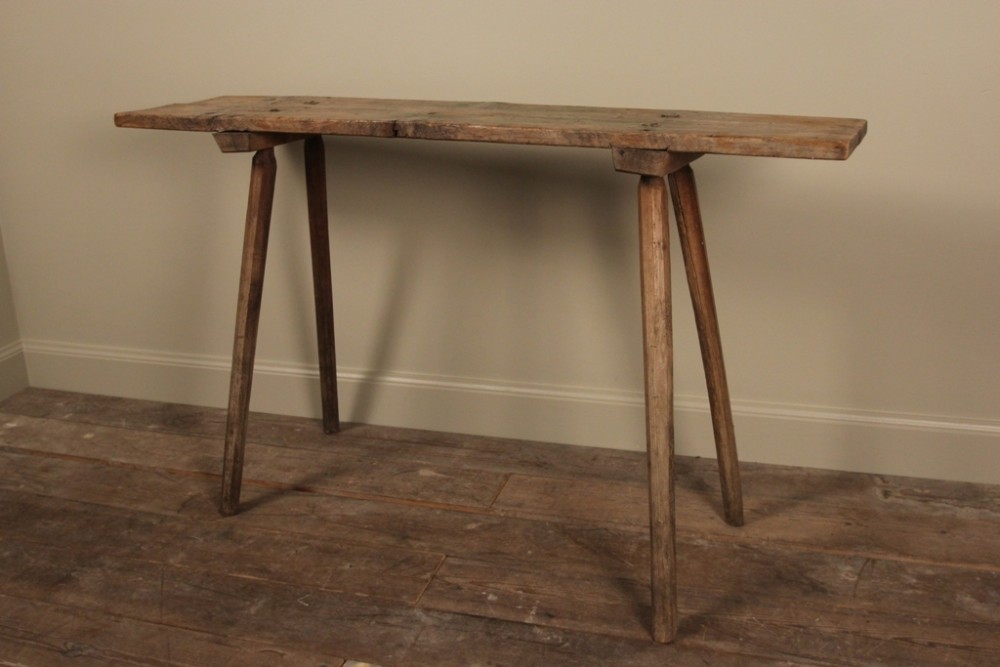 19th C. Primitive Pine Table