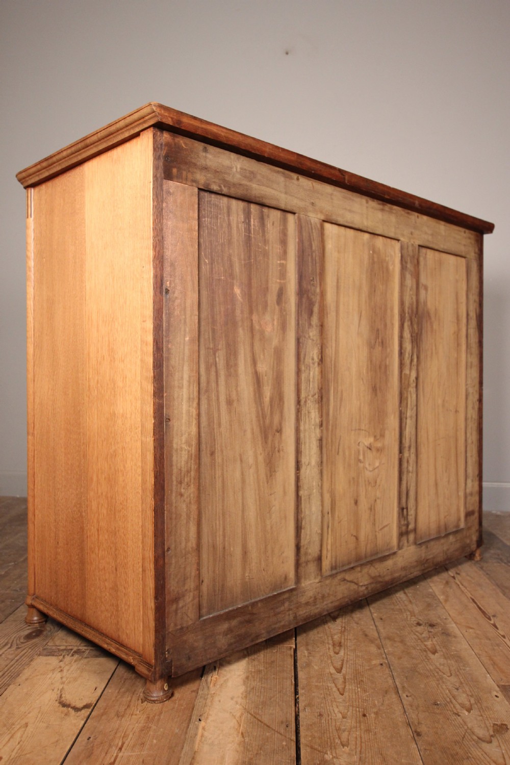 Superb Arts & Crafts Oak Inlaid Chest of Drawers View IV