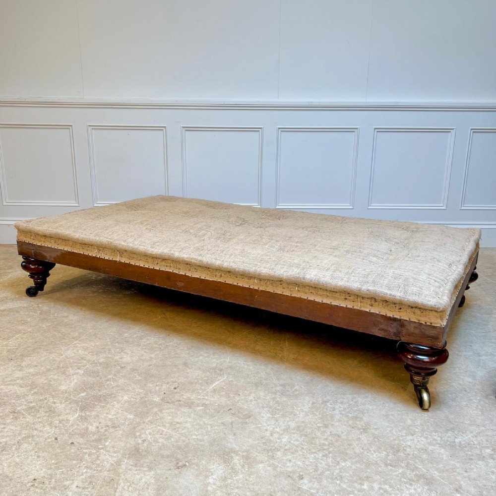 Huge 19th C Ottoman Stool