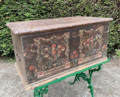 19THC AUSTRIANHUNGARIAN MARRIAGE CHEST - ADDITIONAL PHOTO 1