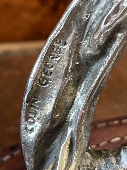 A SILVERED BRONZE FINNIGANS ICARUS CAR MASCOT C 1925 - ADDITIONAL PHOTO 8