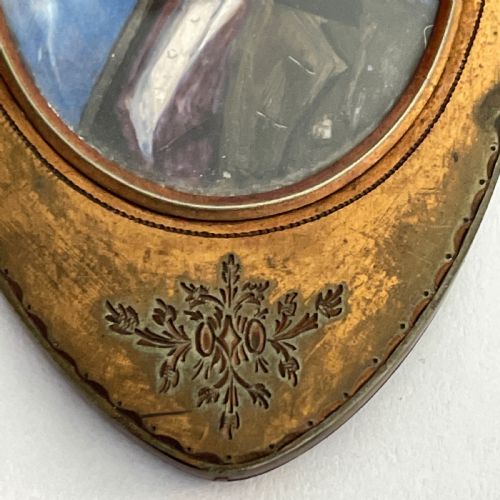 AN EARLY 19TH C PORTRAIT MINIATURE OF SAMUEL PHILLIPS 18141854 IN GILT METAL FRAME - ADDITIONAL PHOTO 6