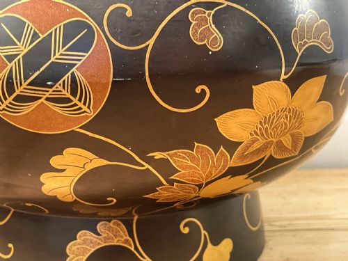LARGE JAPANESE EDO PERIOD LACQUERWARE BOWL - ADDITIONAL PHOTO 6