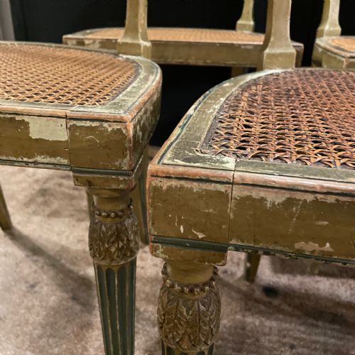SET OF SIX LATE 18THC ITALIAN CHAIRS - ADDITIONAL PHOTO 4
