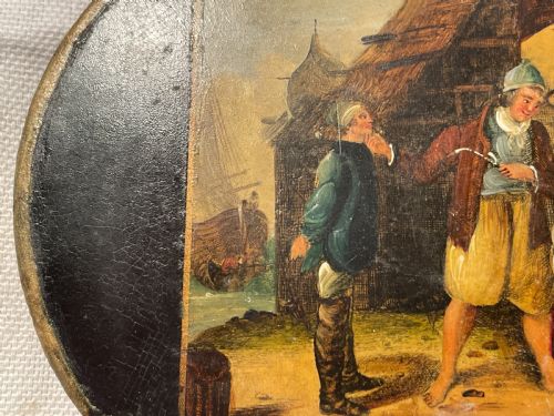 BEAUTIFUL EARLY 19TH CENTURY PAPIER MACHE SPECTACLES CASE C1840 STOBWASSER - ADDITIONAL PHOTO 5