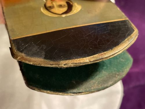 BEAUTIFUL EARLY 19TH CENTURY PAPIER MACHE SPECTACLES CASE C1840 STOBWASSER - ADDITIONAL PHOTO 10