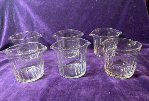 set of six georgian wine glass rinsers c 1820 - CATEGORY: ANTIQUE GLASS - DATED 19TH CENTURY