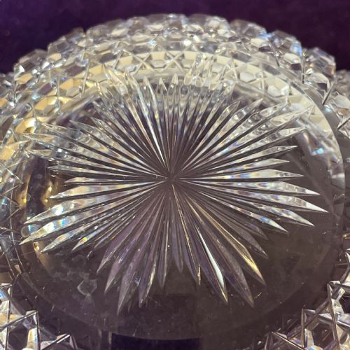 SET OF OF IRISH HOBNAIL CUT GLASS BOWLS AND MATCHING PLATES 16 - ADDITIONAL PHOTO 6