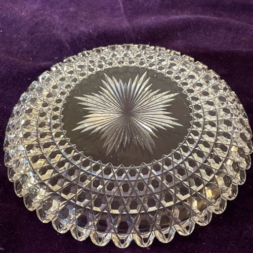SET OF OF IRISH HOBNAIL CUT GLASS BOWLS AND MATCHING PLATES 16 - ADDITIONAL PHOTO 11