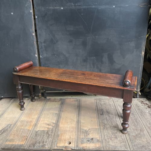 A MID 19TH CENTURY ENGLISH OAK WINDOW SEAT - ADDITIONAL PHOTO 4