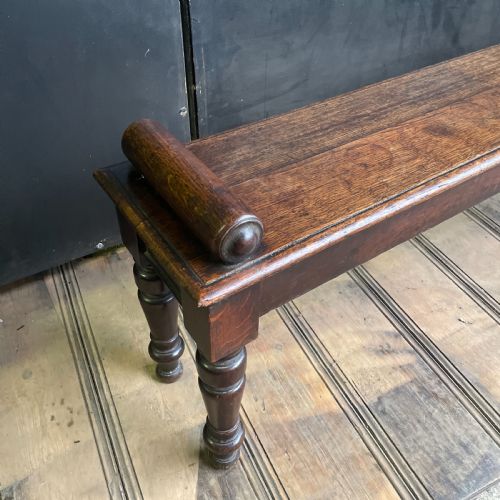A MID 19TH CENTURY ENGLISH OAK WINDOW SEAT - ADDITIONAL PHOTO 8