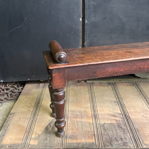 A MID 19TH CENTURY ENGLISH OAK WINDOW SEAT - ADDITIONAL PHOTO 10