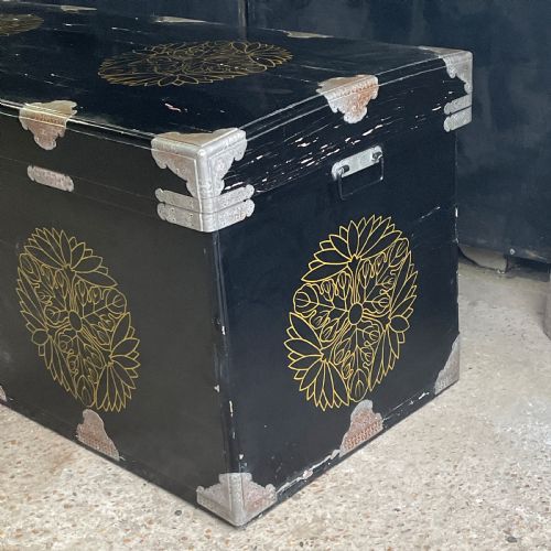 RARE JAPANESE LACQUER TRUNK NAGAMOCHI - ADDITIONAL PHOTO 5