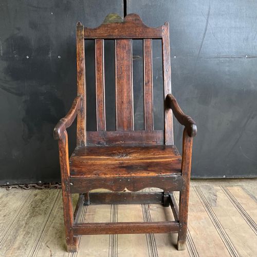 late 17th century oak armchair - CATEGORY: ANTIQUE CHAIRS - DATED 17TH CENTURY