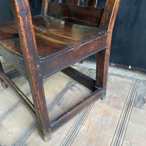 LATE 17TH CENTURY OAK ARMCHAIR - ADDITIONAL PHOTO 6