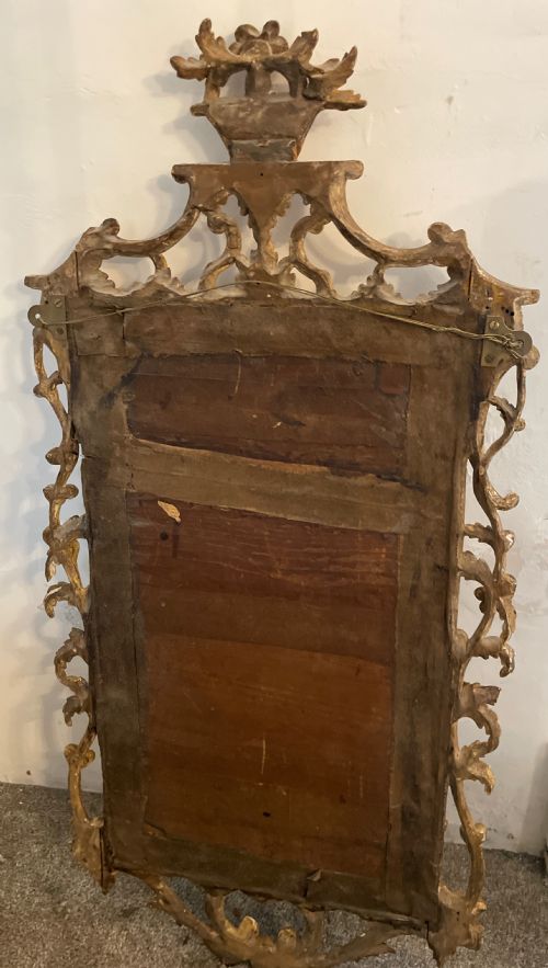 GEORGE III CARVED GILTWOOD CHIPPENDALE PERIOD MIRROR - ADDITIONAL PHOTO 11