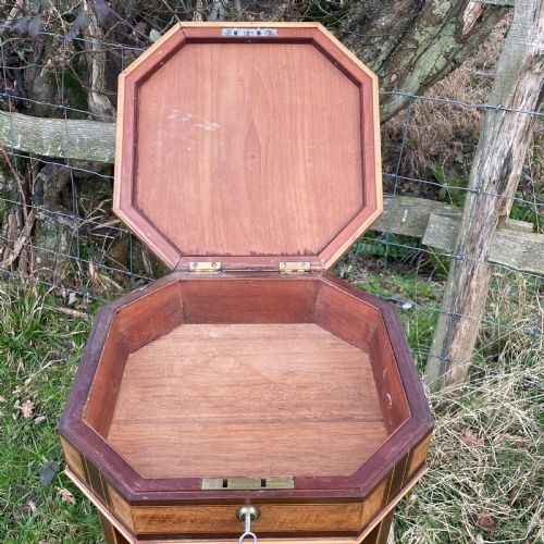EARLY 19TH SATINWOOD INLAID WORK TABLE - ADDITIONAL PHOTO 7