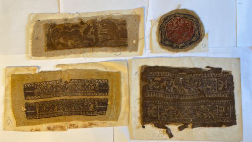 A COLLECTION OF COPTIC EMBROIDERYS 5TH C EGYPT - ADDITIONAL PHOTO 1