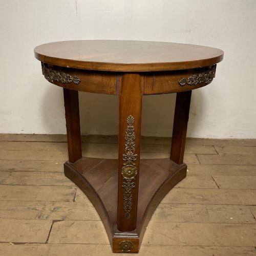 french empire style mahogany gueridon centre table circa 1900 - CATEGORY: ANTIQUE TABLES - DATED 1900