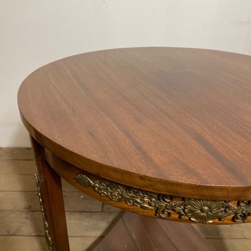 FRENCH EMPIRE STYLE MAHOGANY GUERIDON CENTRE TABLE CIRCA 1900 - ADDITIONAL PHOTO 3