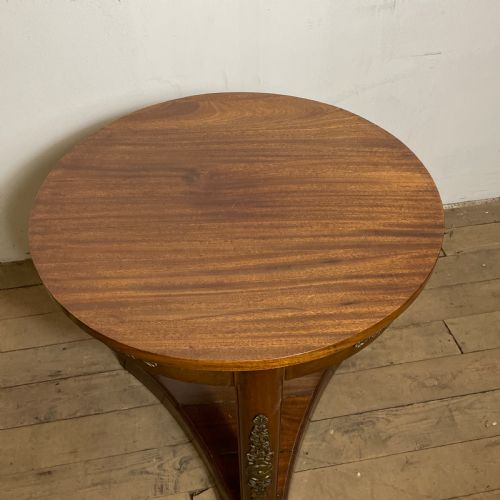 FRENCH EMPIRE STYLE MAHOGANY GUERIDON CENTRE TABLE CIRCA 1900 - ADDITIONAL PHOTO 4