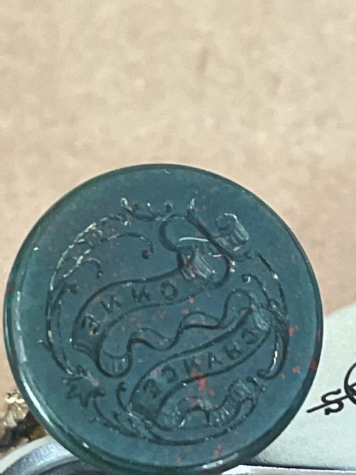 19TH C FRENCH SILVER GILT NOVELTY DESK SEAL IN THE FORM OF A COCKEREL BONNE CHANCE - ADDITIONAL PHOTO 10