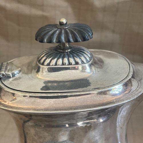 EDWARDIAN STERLING SILVER 4 PIECE TEA SET SHEFFIELD 1910 - ADDITIONAL PHOTO 4