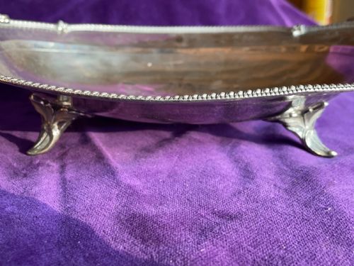 ANTIQUE AUSTRIAN SILVER DISH C1900 - ADDITIONAL PHOTO 3