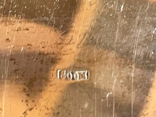 ANTIQUE AUSTRIAN SILVER DISH C1900 - ADDITIONAL PHOTO 9