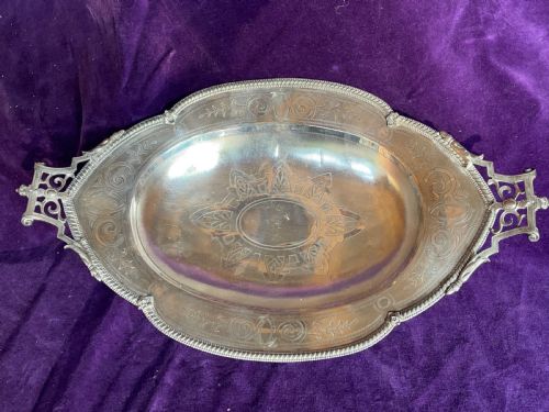 antique austrian silver dish c1900 - CATEGORY: ANTIQUE SILVER - DATED 1900