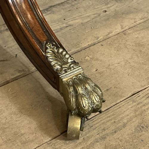 SUPERB REGENCY FLAME MAHOGANY SOFA TABLE C1810 - ADDITIONAL PHOTO 5