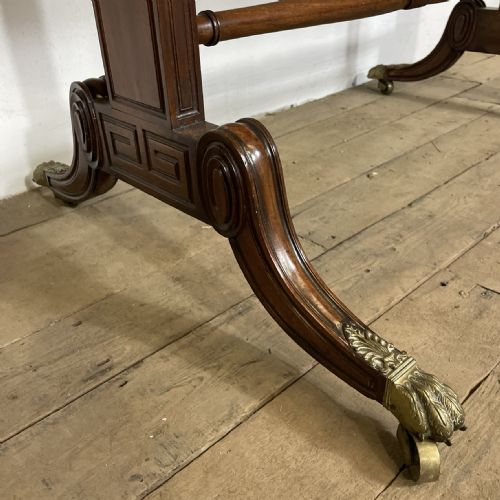 SUPERB REGENCY FLAME MAHOGANY SOFA TABLE C1810 - ADDITIONAL PHOTO 6