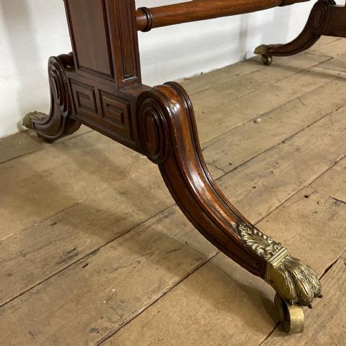 SUPERB REGENCY FLAME MAHOGANY SOFA TABLE C1810 - ADDITIONAL PHOTO 10