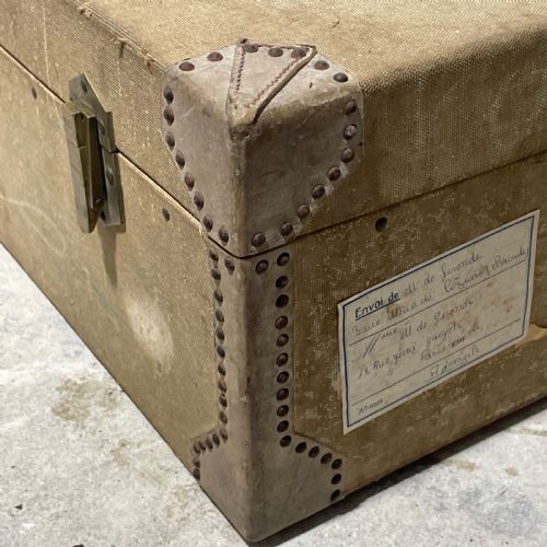 AN ART DECO HERMES SUITCASE DATING FROM THE 1920S - ADDITIONAL PHOTO 2