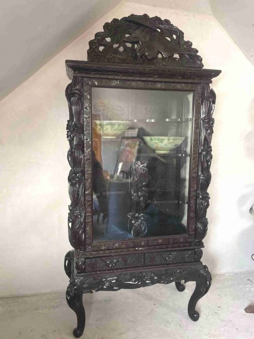 JAPANESE MEIJI PERIOD DISPLAY CABINET C1900 - ADDITIONAL PHOTO 11